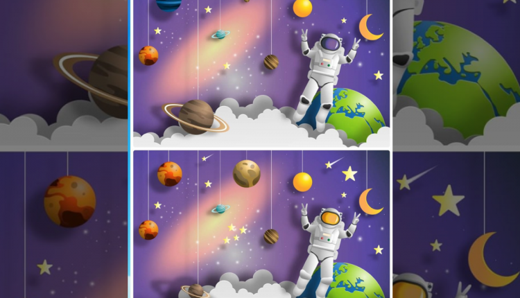 Jogo dos 7 erros do astronauta