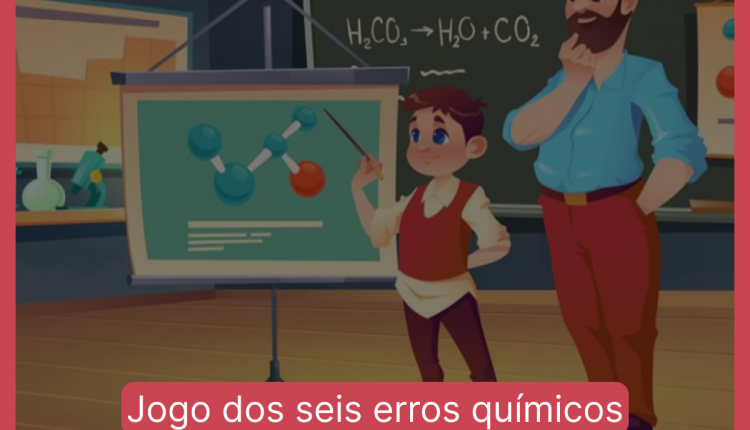 Jogo dos seis erros químicos: encontre as diferenças das imagens da aula de química em menos de 10 segundos