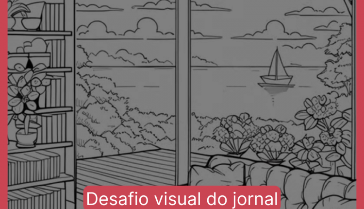 Desafio visual do jornal: encontre o jornal na sala em menos de 10 segundos