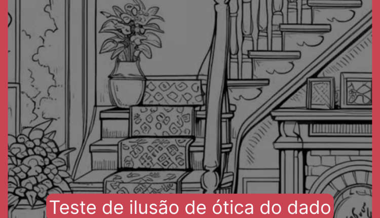 Teste de ilusão de ótica do dado: encontre o dado escondido no ambiente em menos de 10 segundos