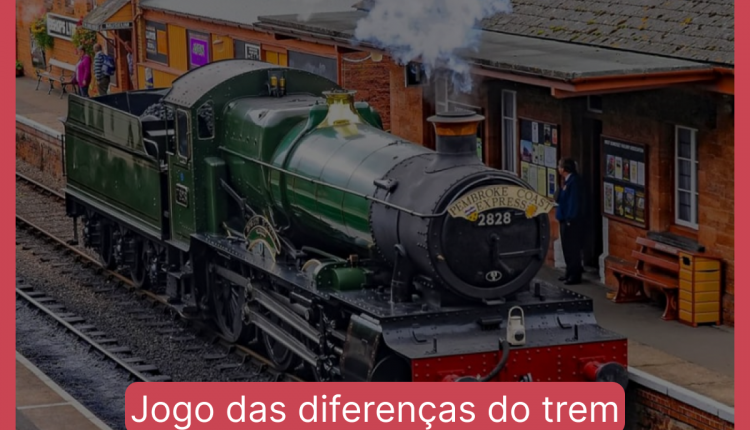 Jogo das diferenças do trem