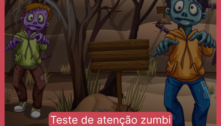 Teste de atenção zumbi: encontre a cura em menos de 10 segundos