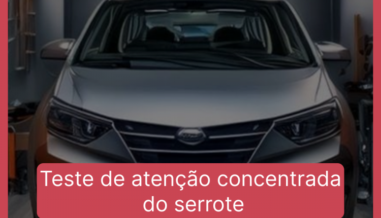 Teste de atenção concentrada do serrote