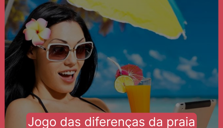 Jogo das diferenças da praia