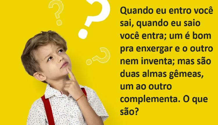 Charada do dia! Você sabe a resposta?