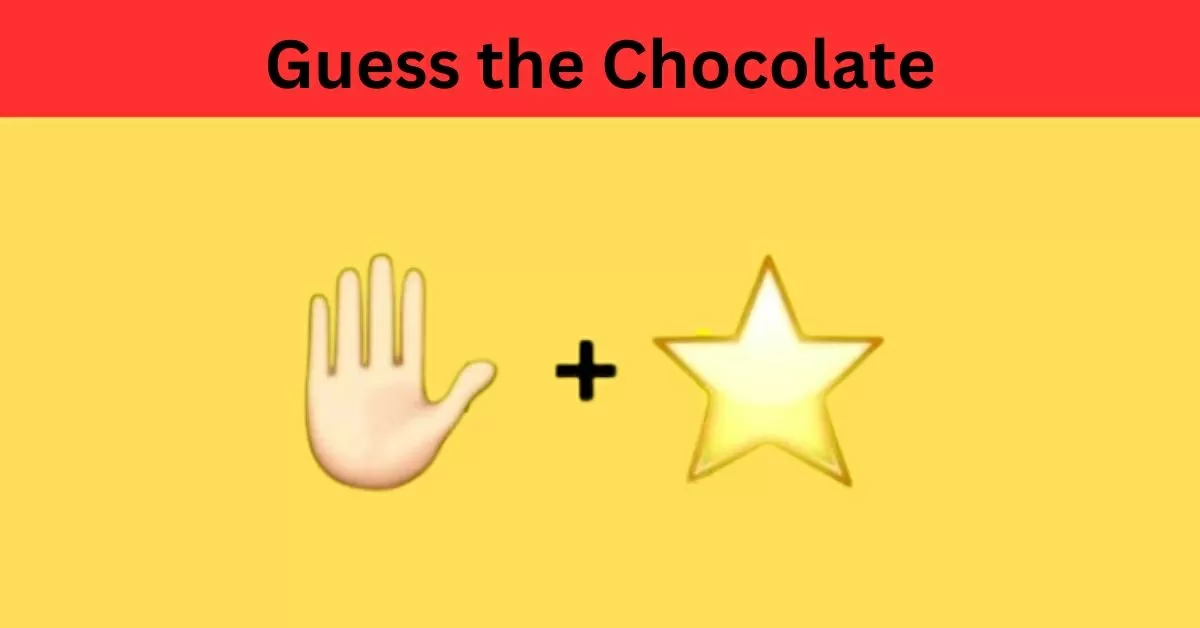 Descubra qual o chocolate representado pelos emojis.