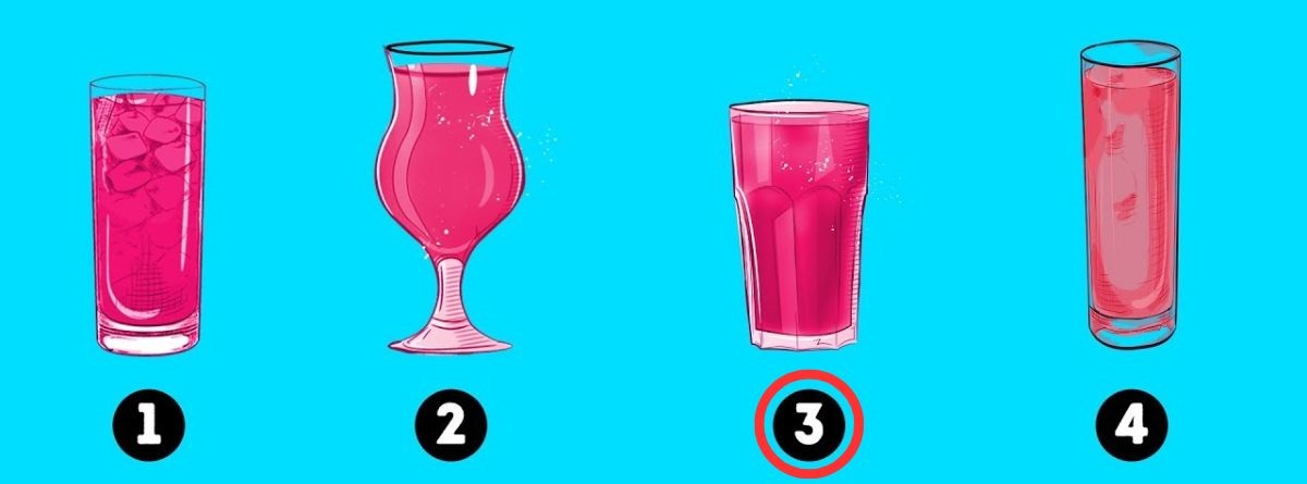 Resposta de qual dos quatro copos tem mais suco. Fonte: Jagran Josh.