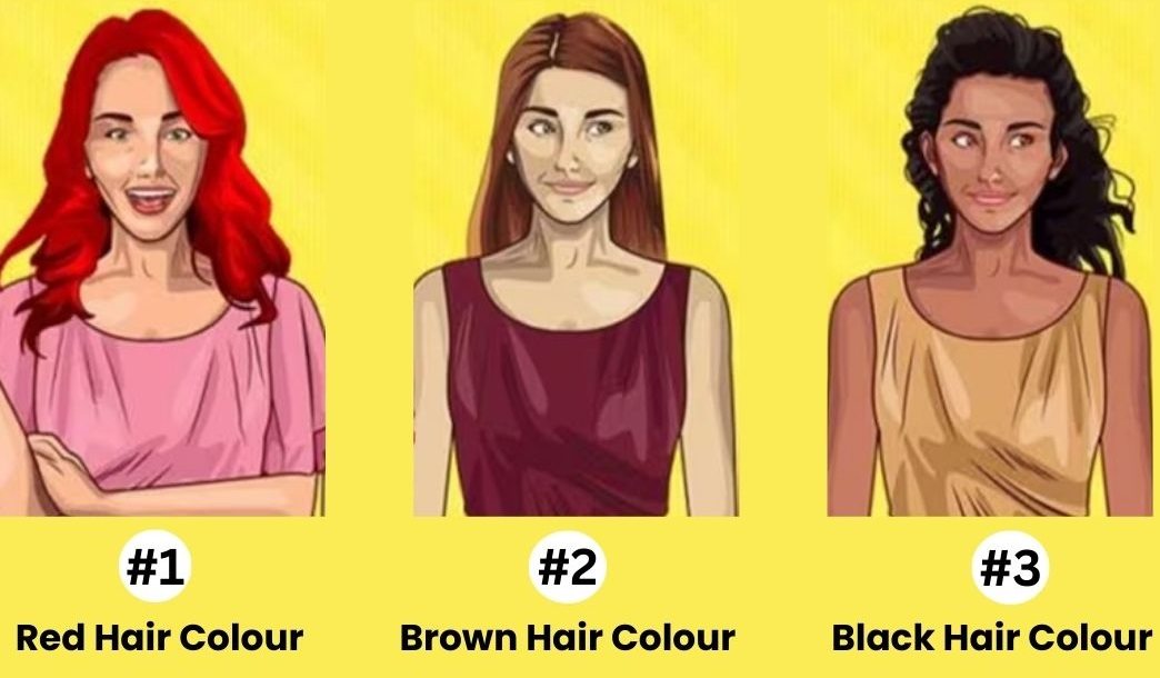 Teste de personalidade da cor do cabelo.