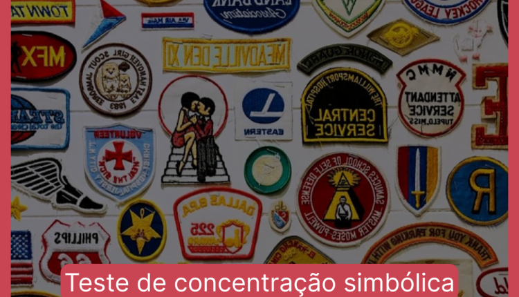 Teste de concentração simbólica: encontre a bandeira pirata em 10 segundos