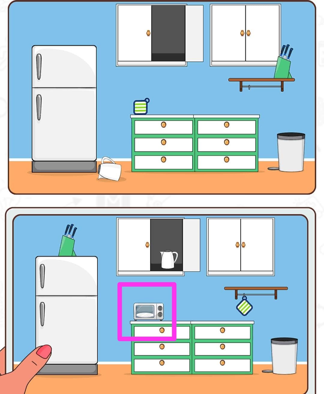 Solução do Teste de visão da cozinha