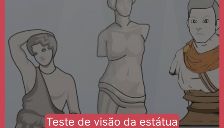 Teste de visão da estátua; encontre a estátua falsa em menos de 5 segundos