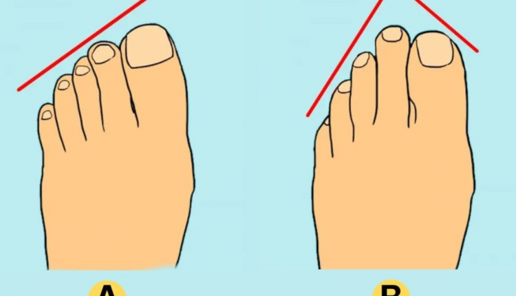 Teste de personalidade dos dedos dos pés. Fonte: Jagran Josh.