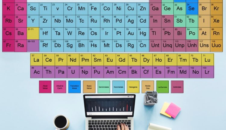 A tabela periódica moderna organiza os 118 elementos conhecidos atualmente. Imagem: Freepik