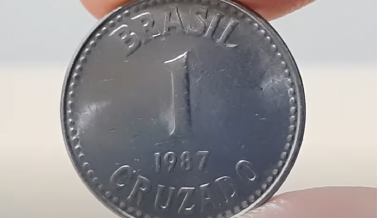 Moeda 1 cruzado 1987