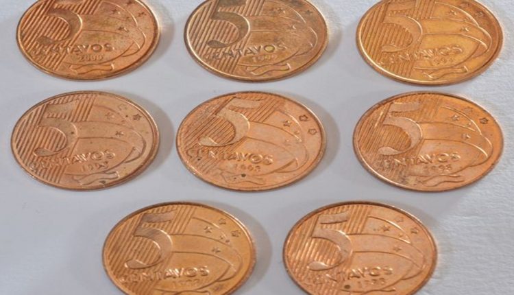 Moeda de 5 centavos brasil duplo é valorizada pelos colecionadores