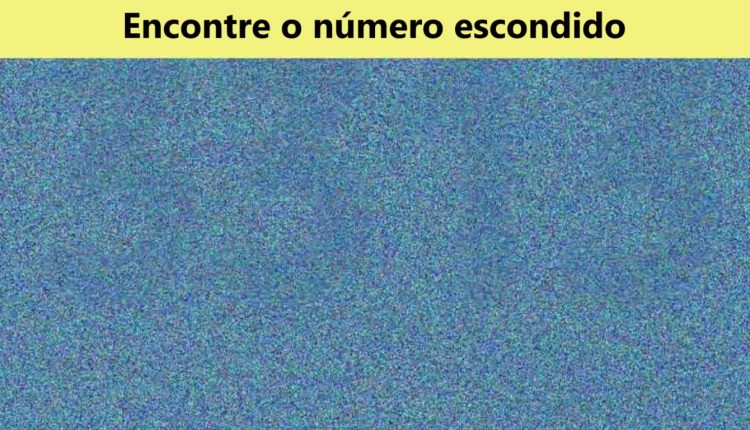 Teste de Ilusão de Ótica encontre o número escondido em segundos