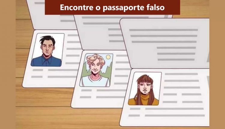 Teste de QI: encontre o passaporte falso em 5 segundos