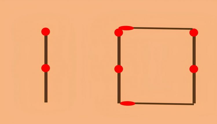 Teste Matemático: será que você consegue criar o número 5 movendo 1 palito?