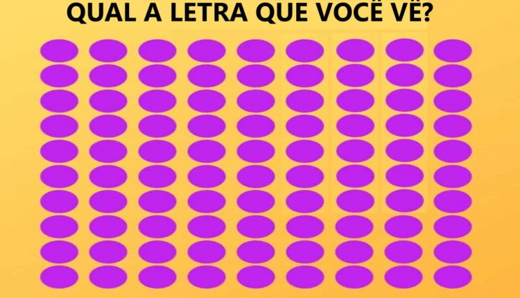 Teste Visual: qual a letra que você consegue vê?