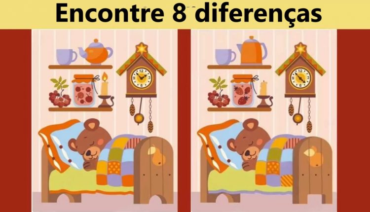 Desafio Visual: encontre 8 diferenças em 15 segundos