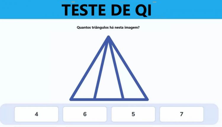 Teste de QI: quantos triângulos tem nesta imagem?