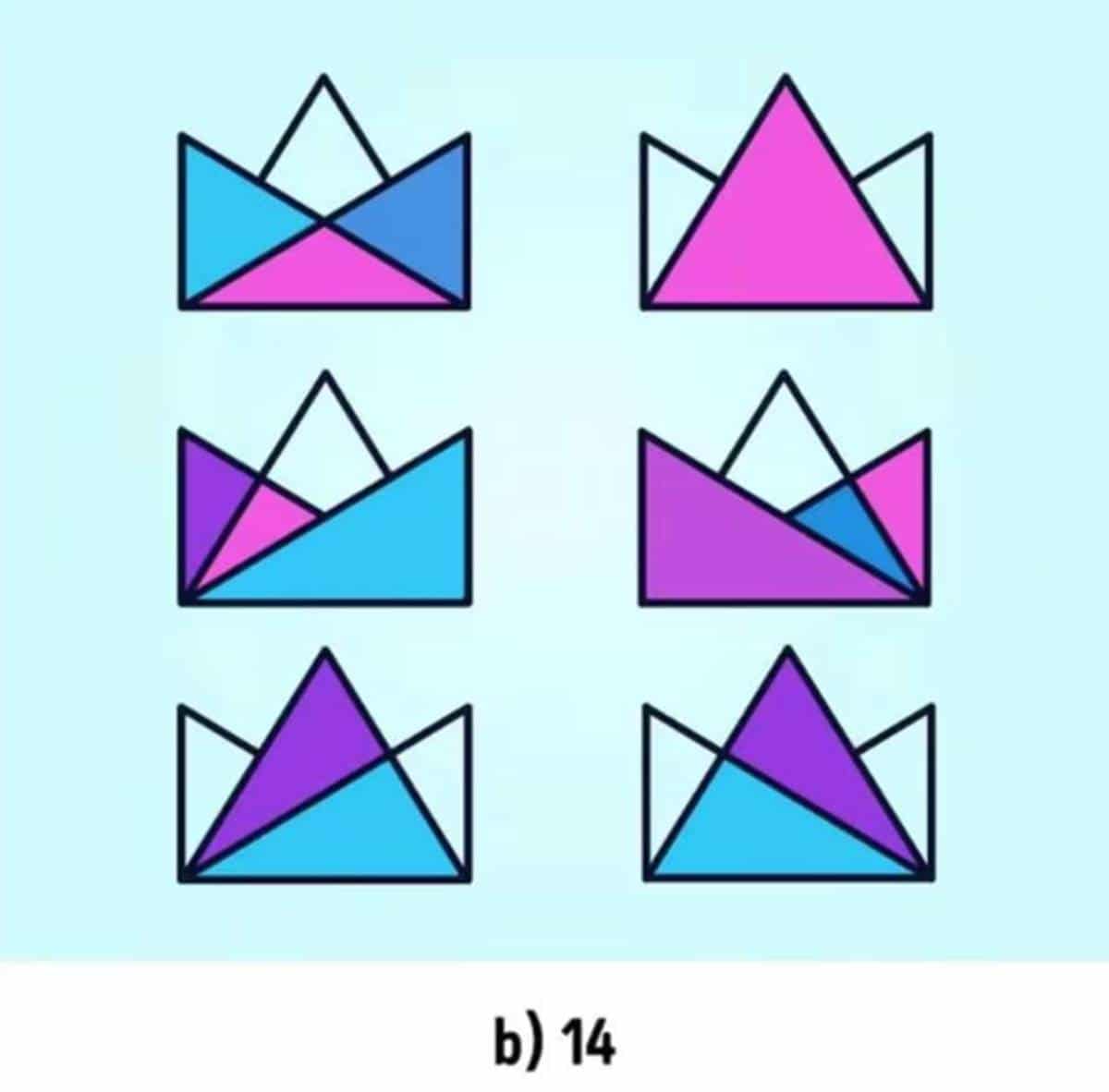 Desafio Visual: quantos triângulos tem na imagem geométrica?