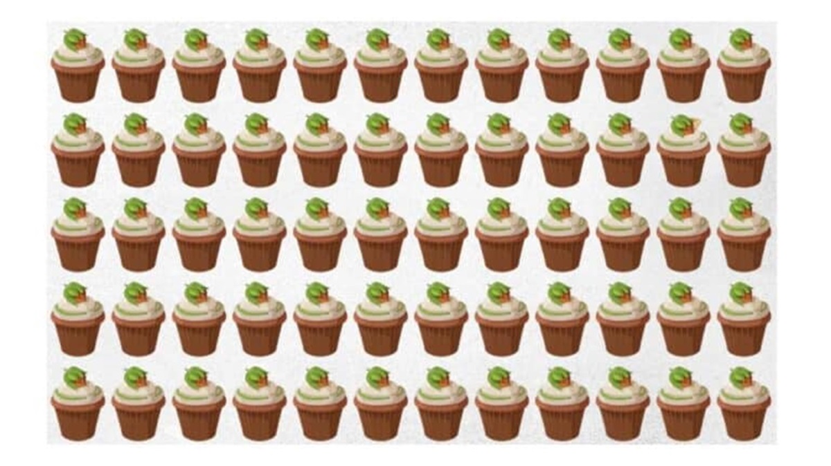 Desafio Visual: descubra qual o cupcake diferente em 10 segundos