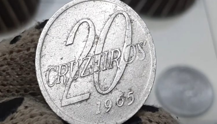 Moeda 20 cruzeiros 1965