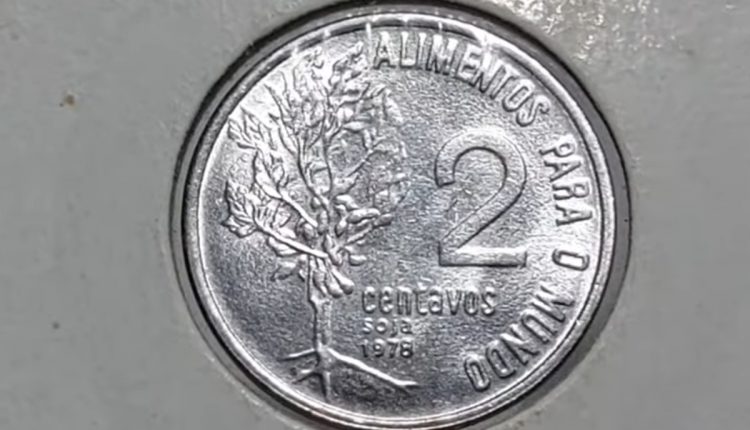 Moeda de 2 centavos da soja