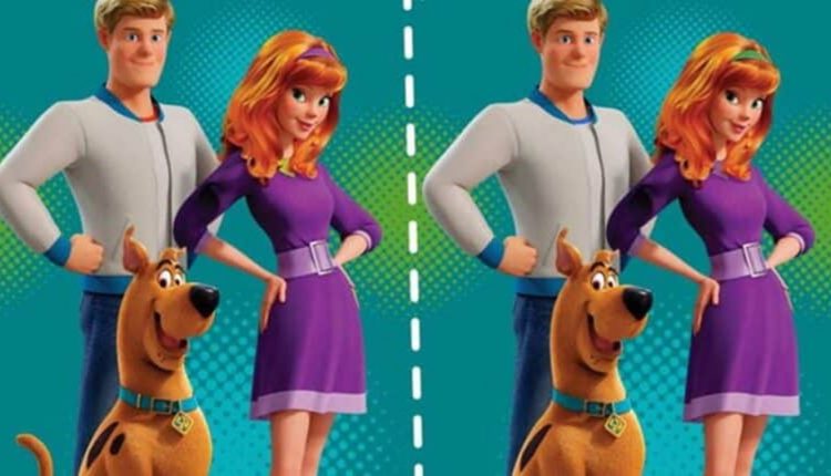 Teste de QI: encontre 6 diferenças na imagem com a trupe do Scooby-Doo