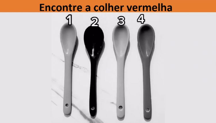 Teste de QI: será que você consegue encontrar a colher vermelha em 5 segundos?