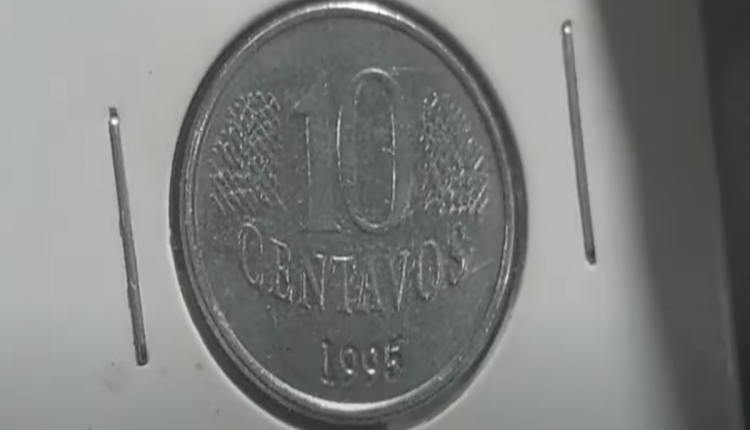 Moeda 10 centavos de 1995 vale R$ 550