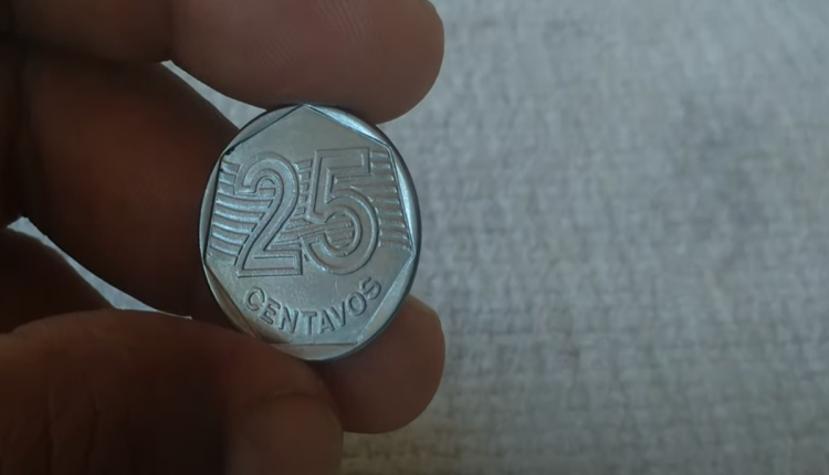 Moeda 25 centavos 1994