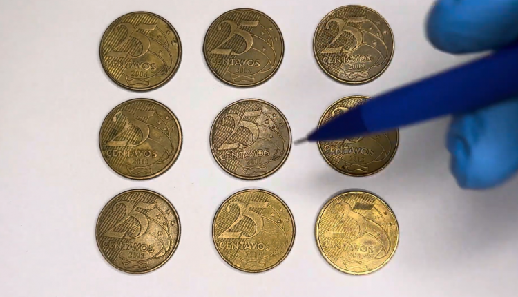 Moedas de 25 centavos valem R$ 360