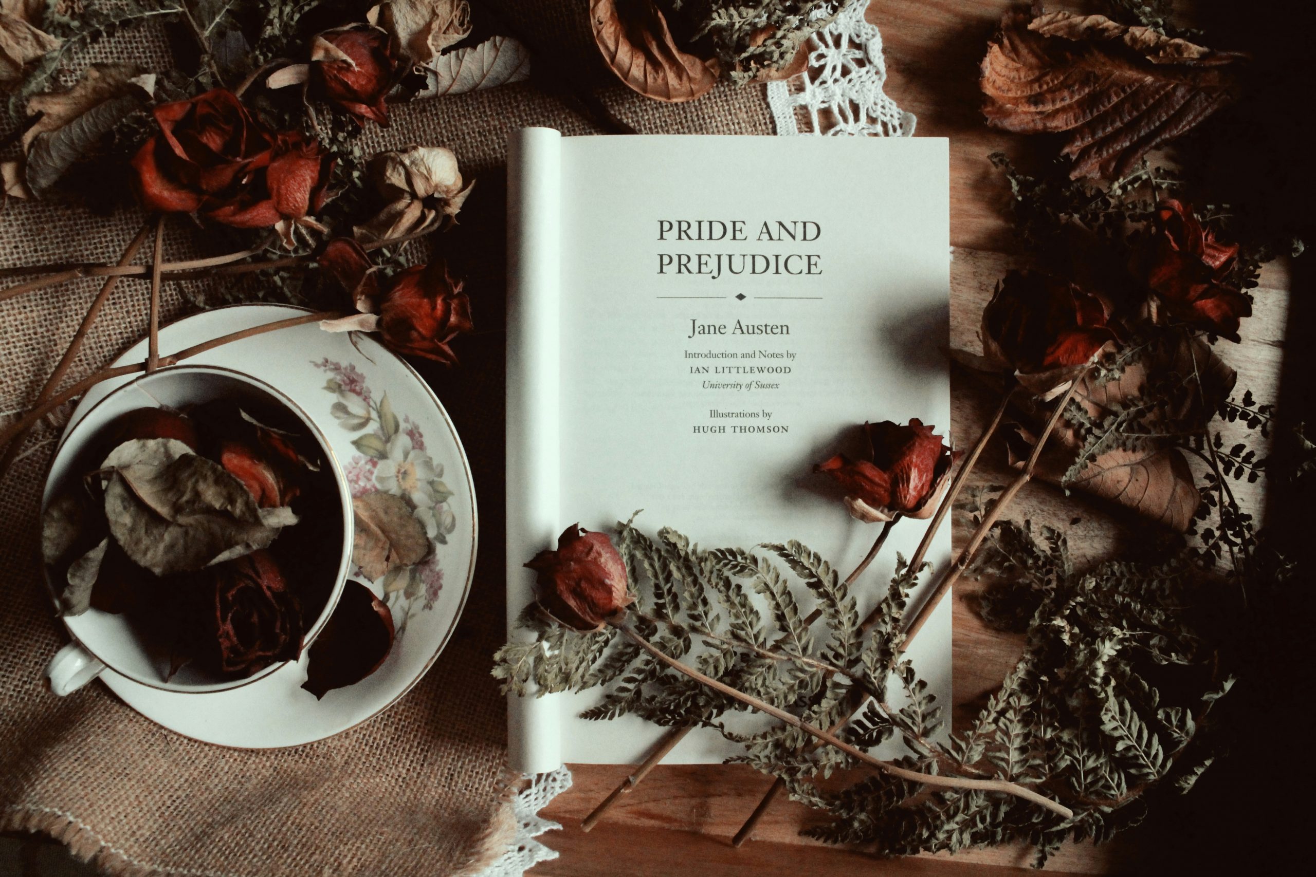 Hora literária – conheça "Orgulho e preconceito", de Jane Austen (Foto: Unsplash).